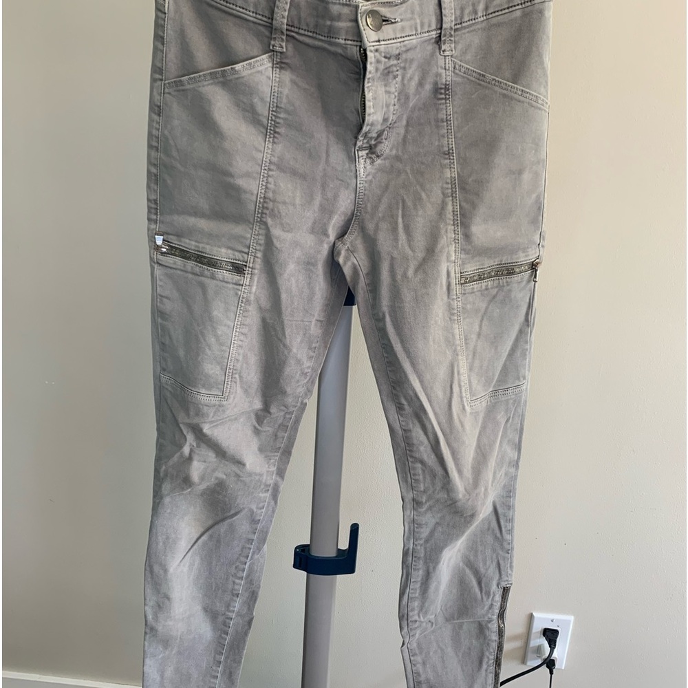 Skinny moto pants